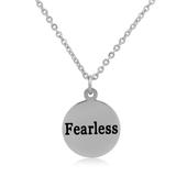 Steel Charm Necklace T116N1 VNISTAR Stainless Steel Charm Necklaces