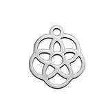 Stainless Steel Polished Charm T119 VNISTAR Steel Small Charms