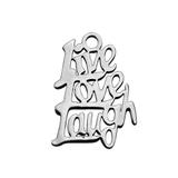 Stainless Steel Polished Charm T122 VNISTAR Steel Small Charms