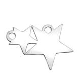 Stainless Steel Polished Small Charms T139 VNISTAR Steel Small Charms