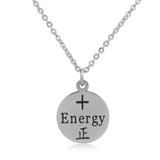Steel Charm Necklace T140N1 VNISTAR Stainless Steel Charm Necklaces