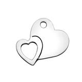 Stainless Steel Polished Small Charms T148 VNISTAR Steel Small Charms