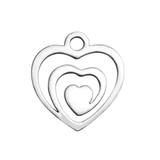 Stainless Steel Polished Small Charms T174 VNISTAR Steel Small Charms