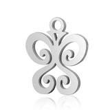 Stainless Steel Polished Small Charms T195 VNISTAR Steel Small Charms