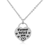 Steel Charm Necklace T221N1 VNISTAR Stainless Steel Charm Necklaces