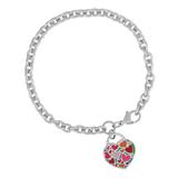 Steel Charm Bracelet T230B1 VNISTAR Steel Charm Bracelets