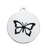 Stainless Steel Pendant with Back Laser Words T311 VNISTAR Steel Laser Words Charms