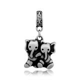 Steel Dangle Charms T322P VNISTAR Stainless Steel European Beads