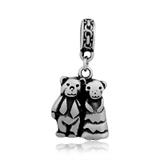 Steel Dangle Charms T326P VNISTAR Stainless Steel European Beads