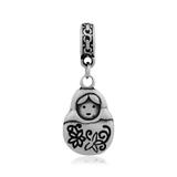 Steel Dangle Charms T330P VNISTAR Stainless Steel European Beads