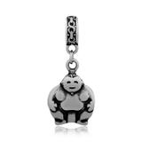 Steel Dangle Charms T336P VNISTAR Stainless Steel European Beads