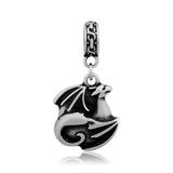 Steel Dangle Charms T346P VNISTAR Stainless Steel European Beads