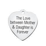 Stainless Steel Pendant with Back Laser Words T378 VNISTAR Stainless Steel Charms