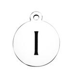 Stainless Steel Pendant with Back Laser Words T392-I VNISTAR Steel Laser Words Charms