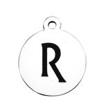 Stainless Steel Pendant with Back Laser Words T392-R VNISTAR Stainless Steel Charms