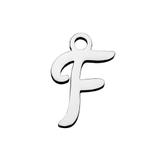 Stainless Steel Polished Charms T407-F VNISTAR Steel Small Charms