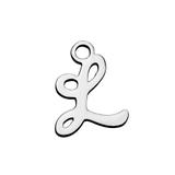 Stainless Steel Polished Charms T407-L VNISTAR Steel Small Charms