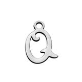 Stainless Steel Polished Charms T407-Q VNISTAR Steel Small Charms