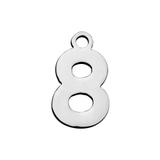 Stainless Steel Polished Charms T408-8 VNISTAR Steel Small Charms