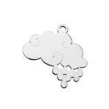 Stainless Steel Polished Charms T416 VNISTAR Steel Small Charms