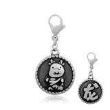 Steel Clip-On Charms T419L VNISTAR Clip On Charms