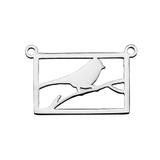 Stainless Steel Polished Charms T422 VNISTAR Steel Small Charms