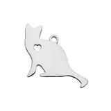 Stainless Steel Polished Charms T440 VNISTAR Steel Small Charms