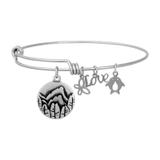 Steel Charm Bangle T481BA VNISTAR Bangles