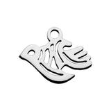 Stainless Steel Polished Charms T482 VNISTAR Steel Small Charms