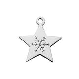 Stainless Steel Polished Charms T483 VNISTAR Steel Small Charms