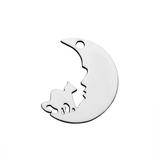 Stainless Steel Polished Charms T486 VNISTAR Steel Small Charms