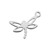 Stainless Steel Polished Charms T488 VNISTAR Steel Small Charms