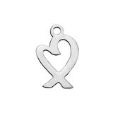 Stainless Steel Polished Charms T492 VNISTAR Steel Small Charms