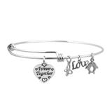 Steel Charm Bangle T515BA VNISTAR Bangles