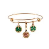 Stainless Steel Gold Plated Emoji Bangle VBA011G VNISTAR Bangles