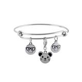 Stainless Steel Emoji Bangle VBA015S VNISTAR Emoji Steel Bangles