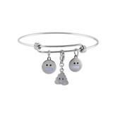 Stainless Steel Emoji Bangle VBA020S VNISTAR Emoji Steel Bangles