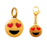 Emoji stainless steel charms VC003G VNISTAR Emoji Steel Charms