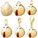 Stainless Steel Emoji Charms VC004G VNISTAR Emoji Steel Charms