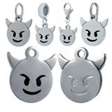 Stainless Steel Emoji Charms VC023 VNISTAR Emoji Steel Charms