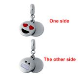 Steel Emoji Double Charms VC053 VNISTAR Emoji Steel Charms
