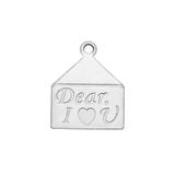 Stainless Steel Small Charm VC062-2 VNISTAR Steel Small Charms