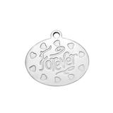 Stainless Steel Small Charm VC071-2 VNISTAR Steel Small Charms