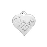 Stainless Steel Small Charm VC075-2 VNISTAR Steel Small Charms