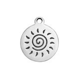 Stainless Steel Small Charm VC092-2 VNISTAR Steel Small Charms
