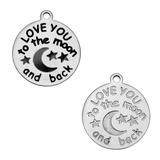 Stainless Steel Small Charms VC128 VNISTAR Steel Small Charms