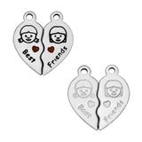Stainless Steel Small Charms VC130 VNISTAR Steel Small Charms