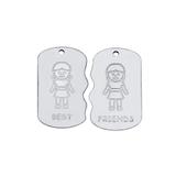 Stainless Steel Charms VC229-2 VNISTAR Steel Charms