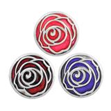 Rose Snap Button Charms VNC020 VNISTAR Snap Button Charms