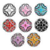Flower Snap Button Charms VNC032 VNISTAR Snap Button Charms